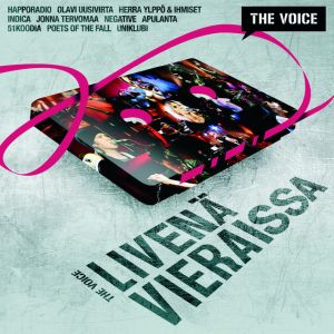 Livenä Vieraissa Album Cover showcasing some of the performances